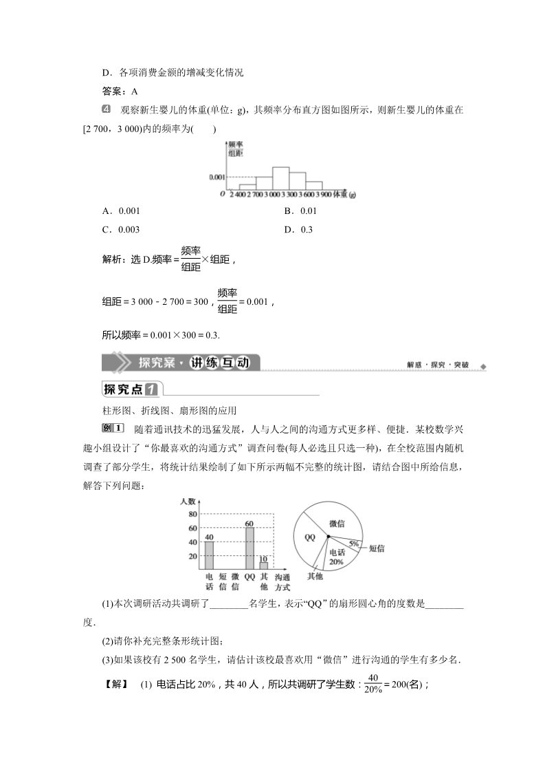 高中数学新B版必修二册5.1.3　数据的直观表示第3页