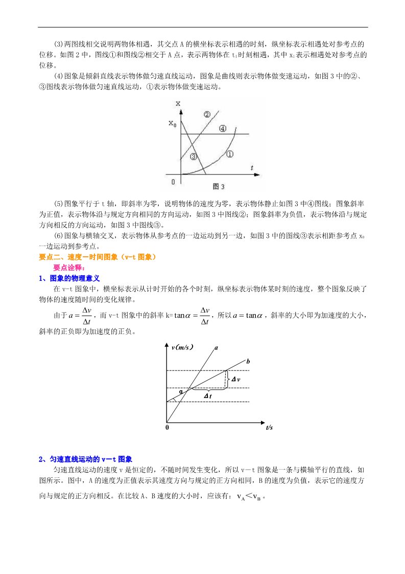高中物理必修一知识讲解_图像法解决直线运动问题(提高)第2页