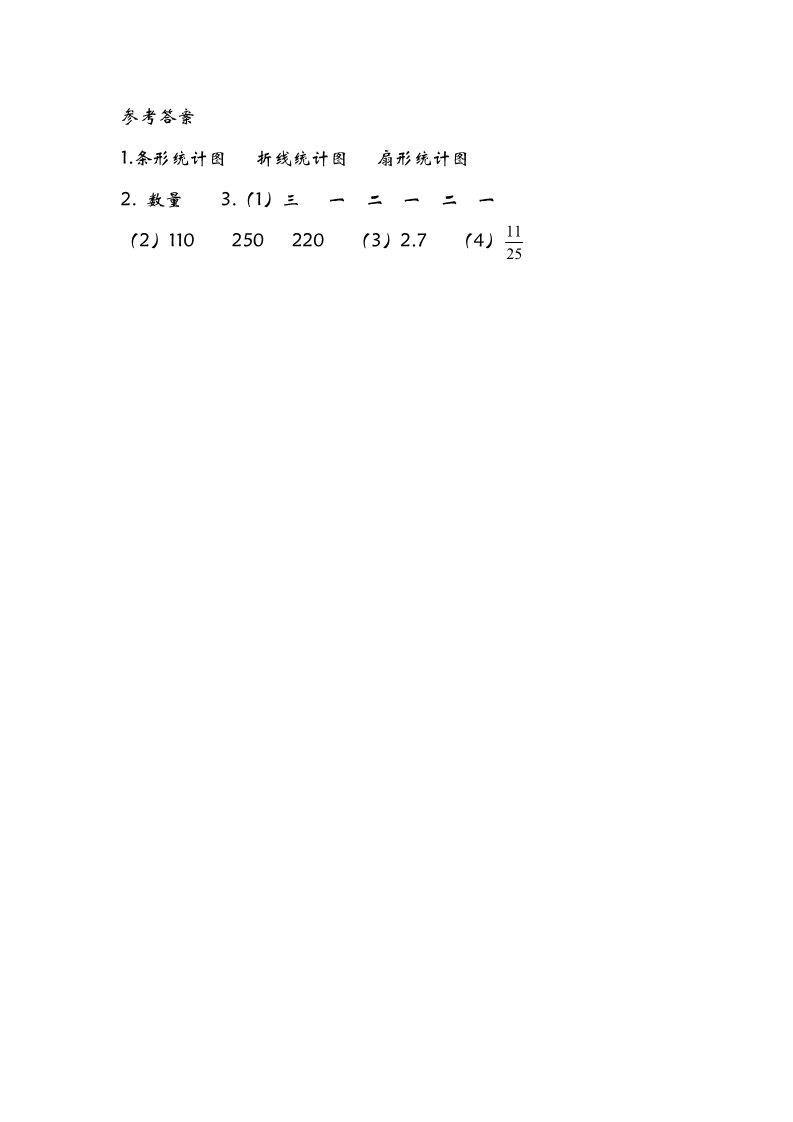五年级下册数学（北师大）8.1复式条形统计图第2页