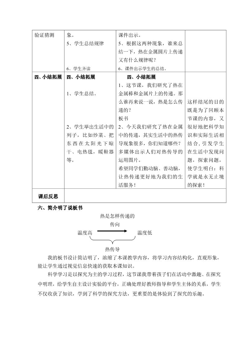 五年级下册科学（教科版）科学优质课第二单元:热教案教学设计下第5页