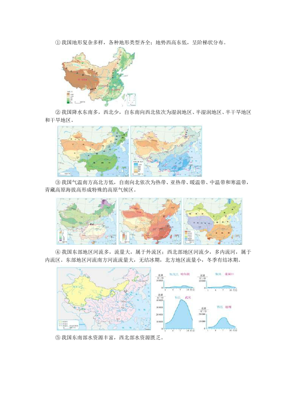 初二下册地理教研课《中国的地理差异》教学设计教案(地理)第2页