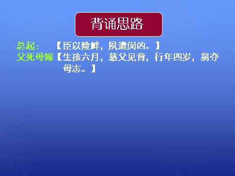 高中语文必修五《陈情表》课件2 新人教版必修5第9页