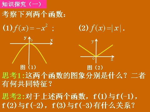 高中数学必修一1.3.2《函数的奇偶性》课件第3页