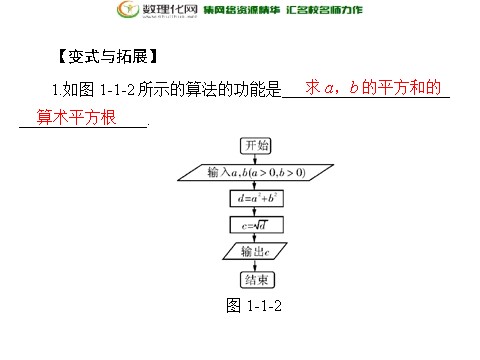 高中数学必修三1.1.2 程序框图和顺序结构配套课件 新人教A版必修3第10页