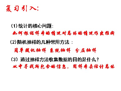 高中数学必修三2.2.1.1《用样本的频率分布估计总体分布(一)》课件（新人教A必修3）第2页