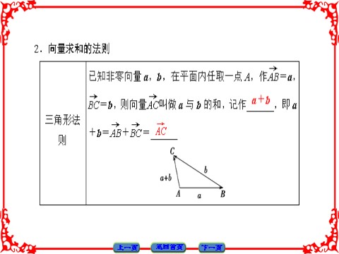 高中数学必修四 平面向量 2.2.1 第4页