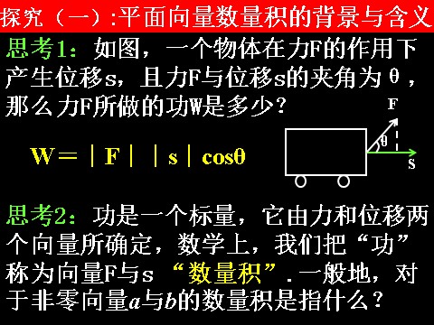 高中数学必修四2.4.1平面向量数量积的物理背景及其含义）第4页