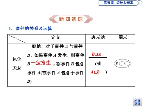 高中数学新B版必修二册5.3.2　事件之间的关系与运算第4页