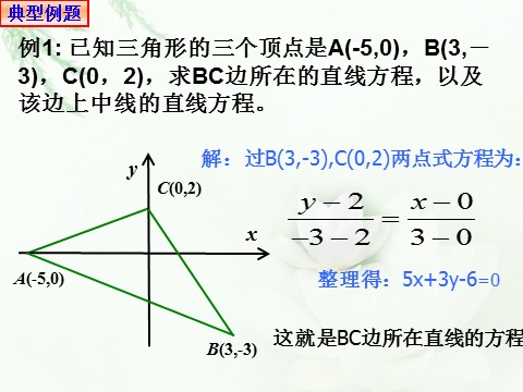 高中数学新A版选修一册2.2  直线的方程 (2)第7页
