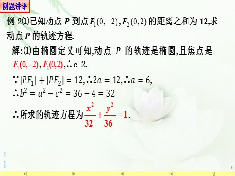 高中数学新A版选修一册3.1  椭圆 (3)第6页