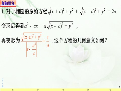 高中数学新A版选修一册3.1  椭圆 (8)第9页