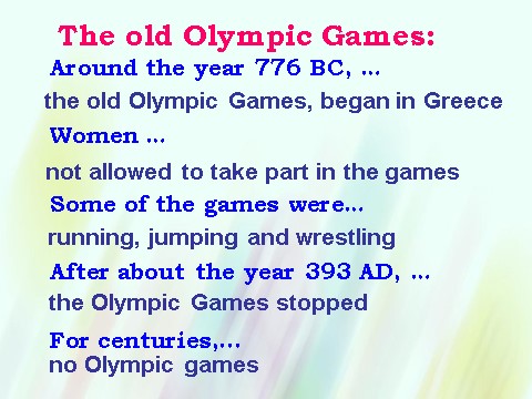 高中英语必修二（人教版）2015-2016学年高中英语 Unit2 The Olympic Games reading课件 新人教版必修2第5页