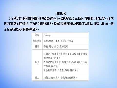 高中英语必修二（人教版）【红对勾】2015-2016学年高中英语 Unit3 Computers写作园地课件 新人教版必修2第5页