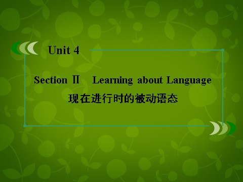 高中英语必修二（人教版）高中英语 unit4 section2 Learning about Language课件 新人教版必修2第3页