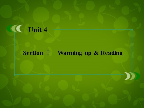 高中英语必修二（人教版）高中英语 unit4 section1 Warming up & Reading课件 新人教版必修2第3页