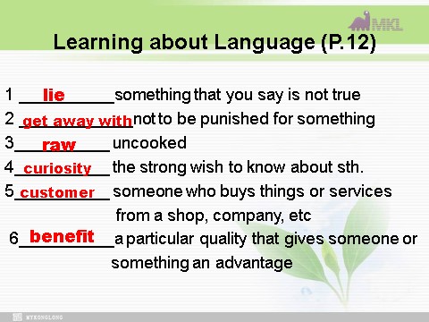 高中英语必修三（人教版）必修三 2.7《Unit2 Learning about language & Grammar》课件（新课标人教版－必修3）第4页