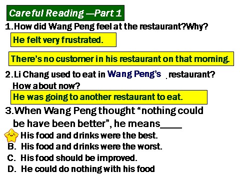 高中英语必修三（人教版）Unit 2 healthy eating[Reading]第7页