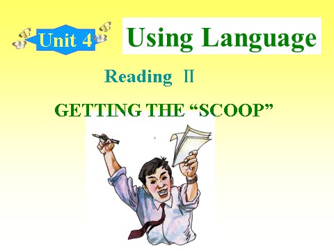 高中英语必修五（人教版）book5 unit 4 using language第1页