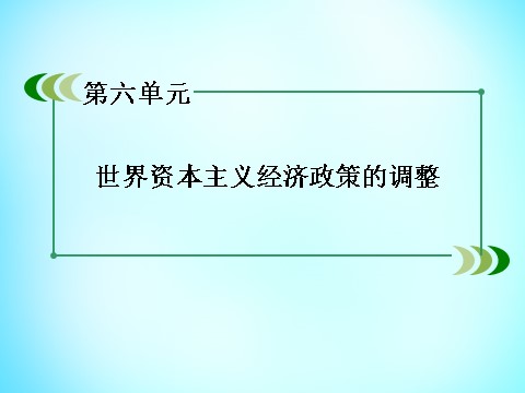 高中历史必修二高中历史 第六单元 世界资本主义经济政策的调整单元总结课件 新人教版必修2第2页