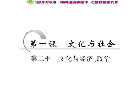 高中政治必修三第一单元 第一课 第二框 文化与经济、政治课件 新人教版必修3第3页