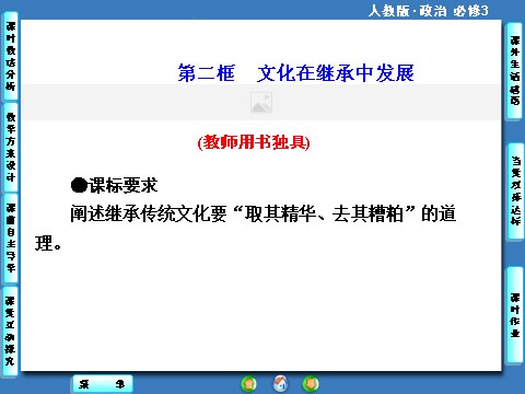 高中政治必修三第2单元-第4课时-第2框第1页