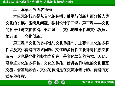 高中政治必修三第2单元 文化传承与创新2016春人教版政治必修3课件： 第4页