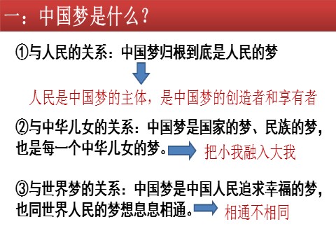 高中政治新版必修一4.2实现中华民族伟大复兴的中国梦第8页