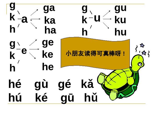 一年级上册语文汉语拼音gkh语文公开课第10页