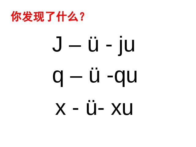 一年级上册语文语文汉语拼音jqxppt比赛获奖教学课件第4页
