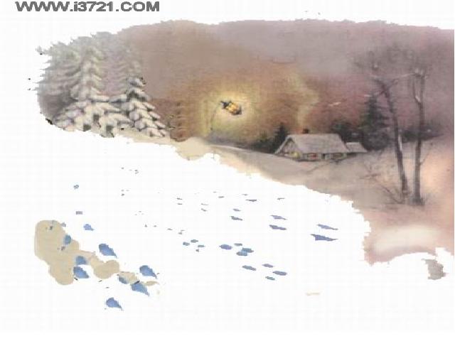 一年级上册语文《第17课：雪地里的小画家》(语文第4页