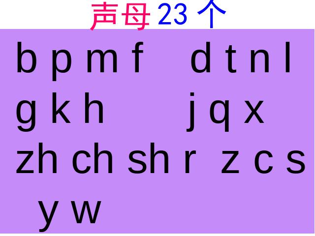 一年级上册语文《汉语拼音复习》课件ppt(2016新语文）第4页