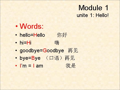 一年级上册英语（外研一起点）Module 1 Unit 1 Hello! 课件3第2页