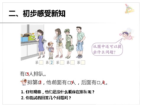 一年级上册数学(人教版）《第几》课件1第3页