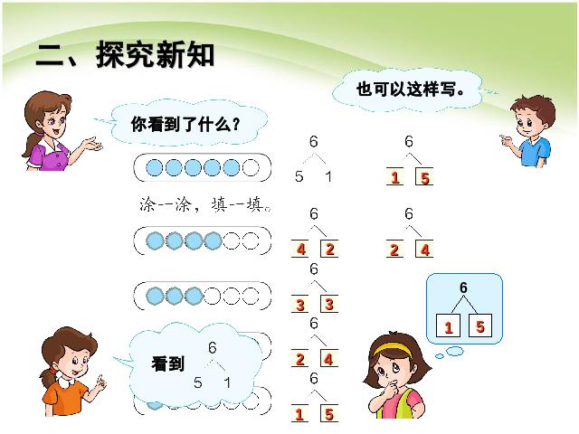 一年级上册数学(人教版）数学第五单元:6和7教研课第7页