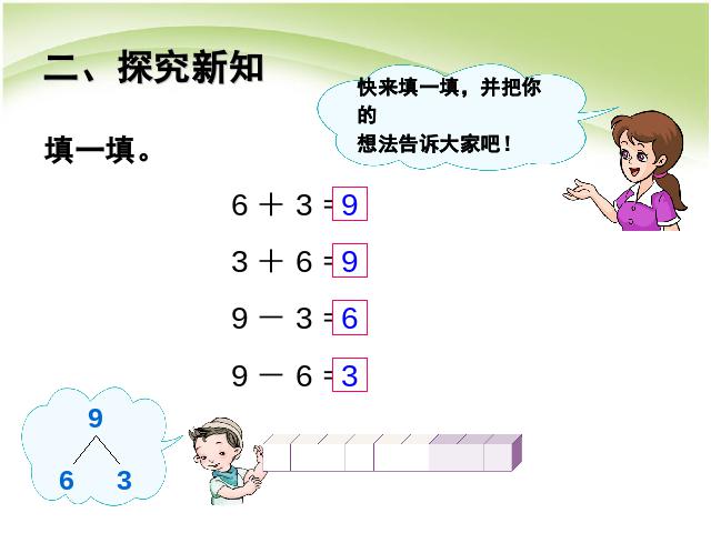 一年级上册数学(人教版）精品课件数学第五单元:8和9的加减法ppt第7页