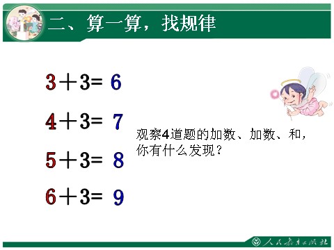 一年级上册数学(人教版）8、9的加减法练习一第5页