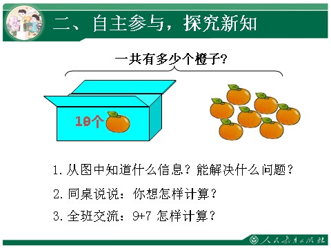 一年级上册数学(人教版）9加几1第8页