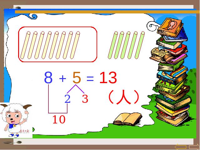 一年级上册数学(人教版）《8、7、6加几》(数学)第10页