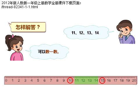 一年级上册数学(人教版）解决问题(数数策略)练习十八第6页