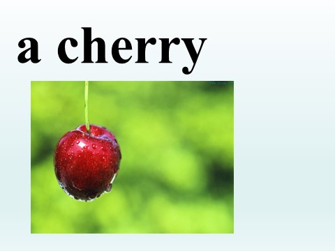 一年级上册英语（译林版）Unit 5 A cherry please 课件1第7页