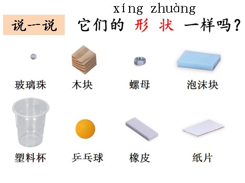 一年级下册科学（教科版）科学1.3认识物体的形状ppt课件第2页