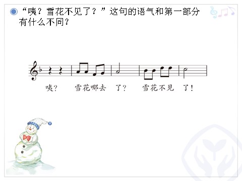 二年级上册音乐（人教版）雪花(五线谱)第9页