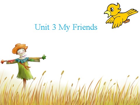 二年级上册英语（SL版）Unit 3 My Friends第1页
