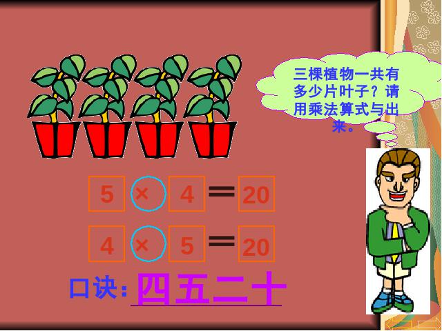 二年级上册数学（人教版）数学表内乘法(一)第5页