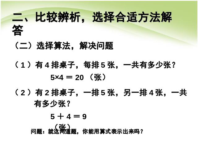 二年级上册数学（人教版）数学公开课ppt第四单元表内乘法(一)解决问题课件第5页