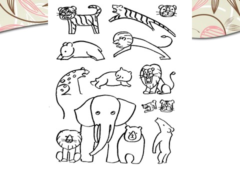二年级下册美术动物简笔画欣赏第6页