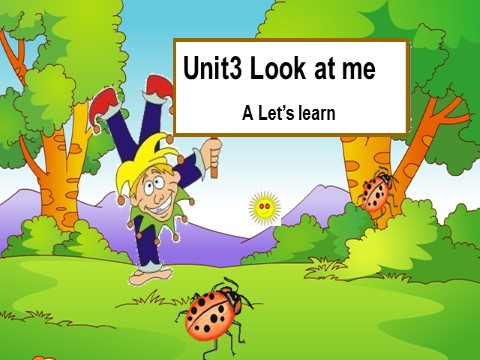 三年级上册英语(PEP版)Unit 3 第二课时第1页