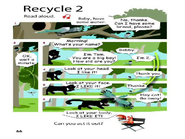 三年级上册英语(PEP版)《Recycle 2》PEP英语公开课第3页