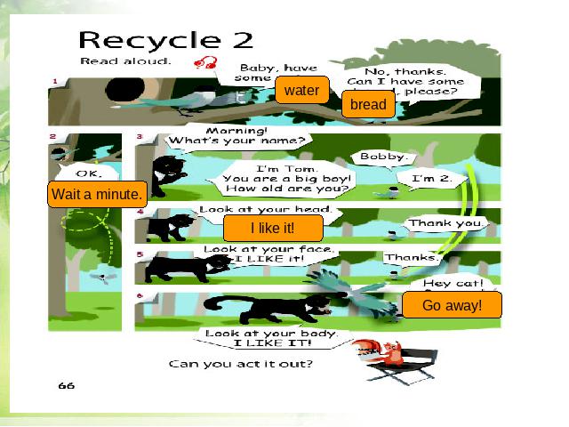 三年级上册英语(PEP版)《Recycle 2》PEP英语公开课第5页