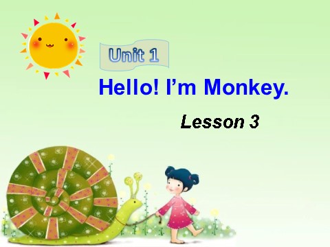 三年级上册英语（精通版） Lesson 3 课件第1页
